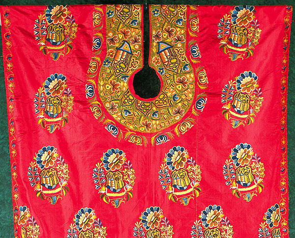 19th century shaving apron