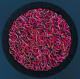 Bullion stitch
