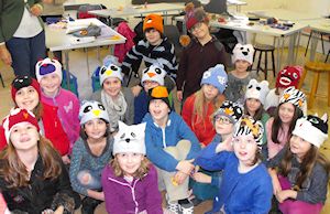 Airedale and their animal hats